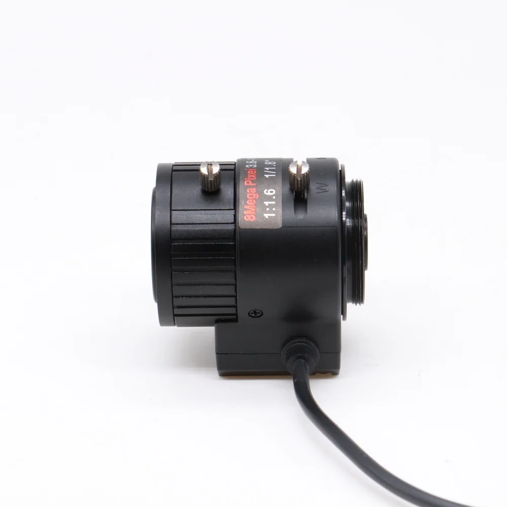 

Объектив с ручным зумом и фокусировкой 3.6-10 мм F1.6 DC-Iris CS Mount, 8 МП, 4K для профессиональных камер видеонаблюдения