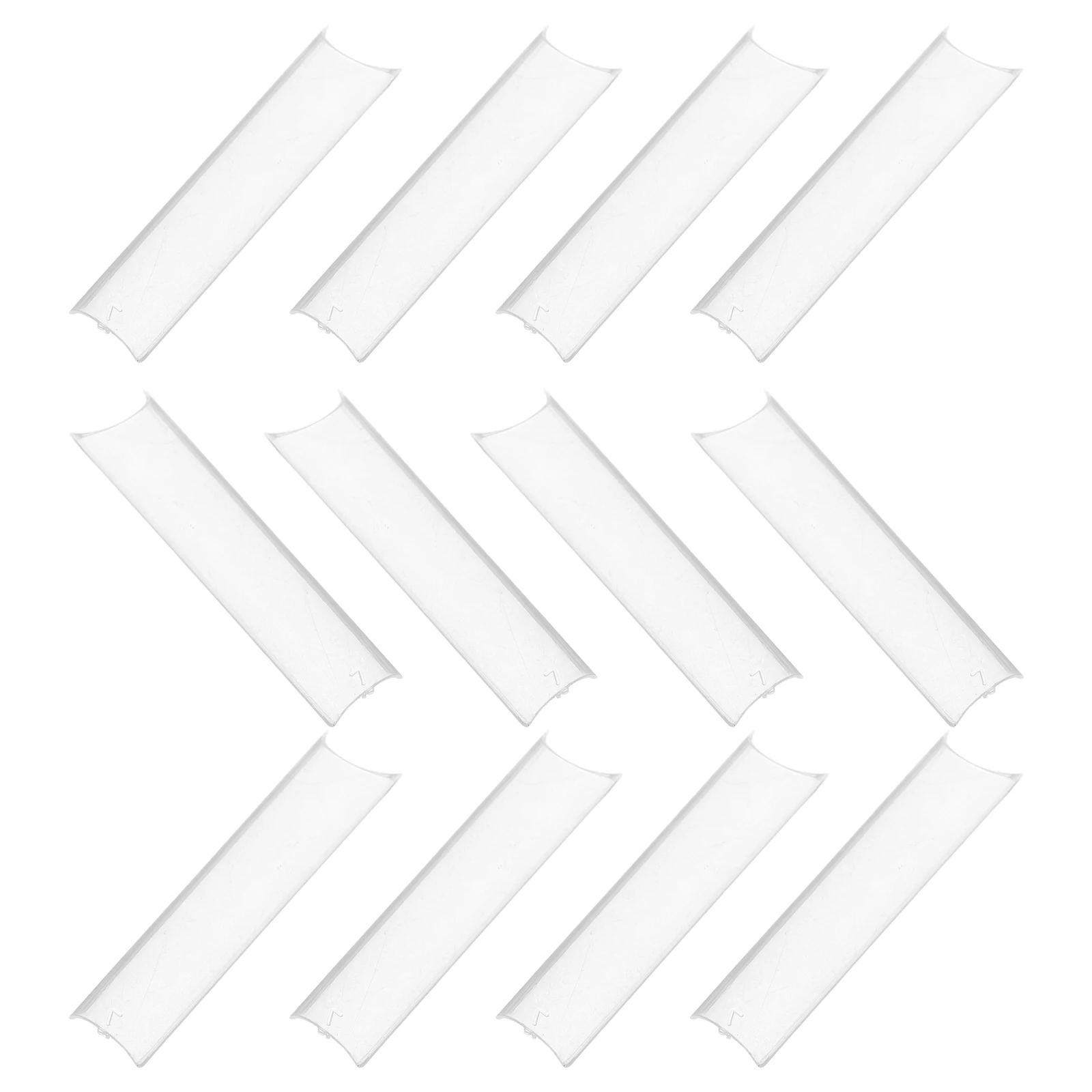 

Transparent Nail Clear Long Fake Nails Box French Manicure Extension Home Salon Use Tapered Curve Half Coverage Press Tips