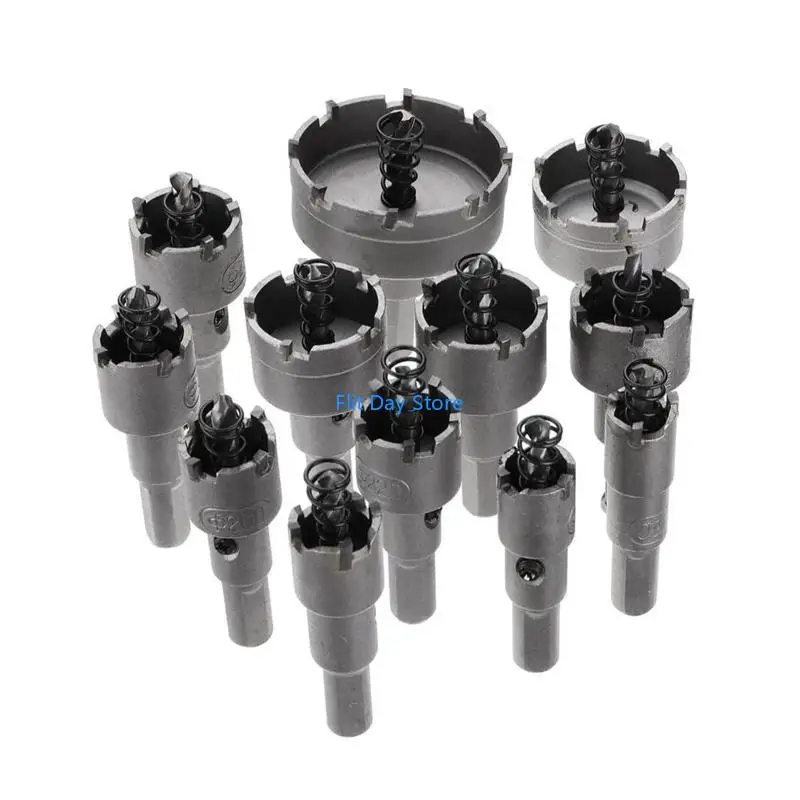 F92C Heavy Duty 12pcs Hole Waw Metal Fit для алюминиевой пластиковой медь