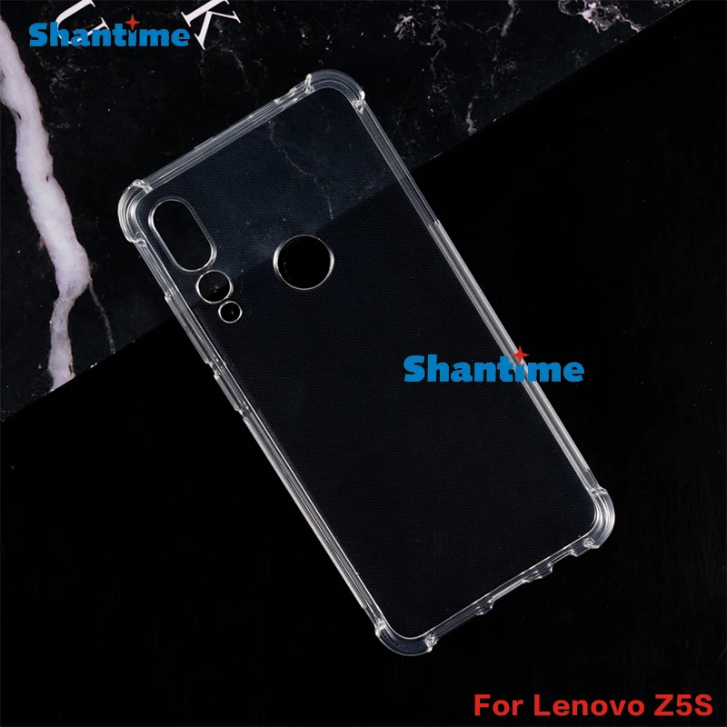 Designed for Lenovo Z5S Case Crystal Clear, Non-Yellowing Military-Grade Drop Protection Slim Shockproof Cover