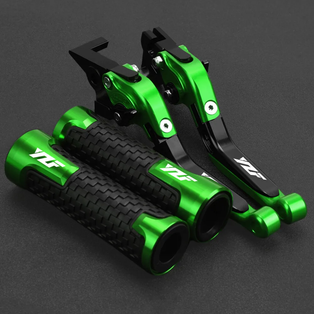 

FOR YAMAHA YZF600R YZFR1 R3 R6 Motorcycle Aluminum Brake Clutch Lever Handlebar Handle Grips Ends