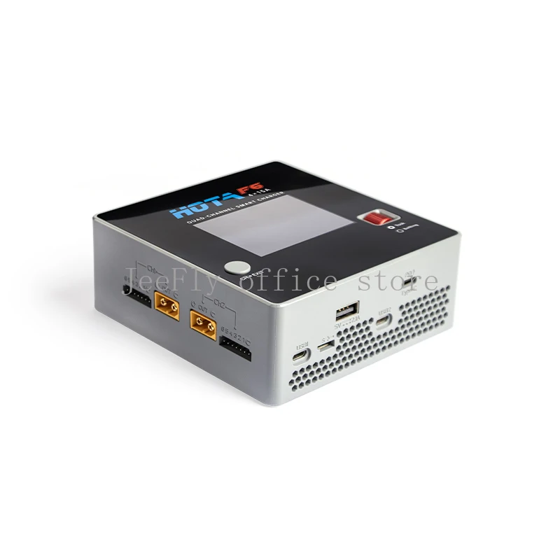 

HOTA F6 QUAD-CHANNEL SMART Charger DC1000W 4*15A for Lipo LiIon NiMH Lipo Battery Balance Charger Discharger with USB 45W Type-C
