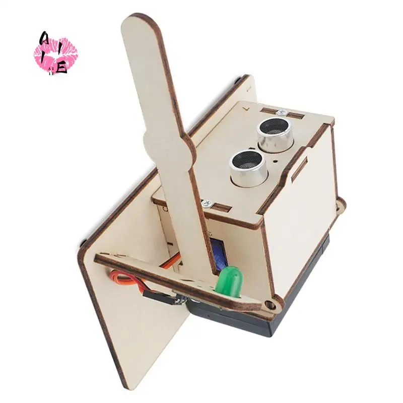 

A11E-Intelligent Sensor Gate STEM Kits DIY Science Experimental Tool Kit Youth STEAM Education Handicraft Model 17.5X14.3X6.2Cm