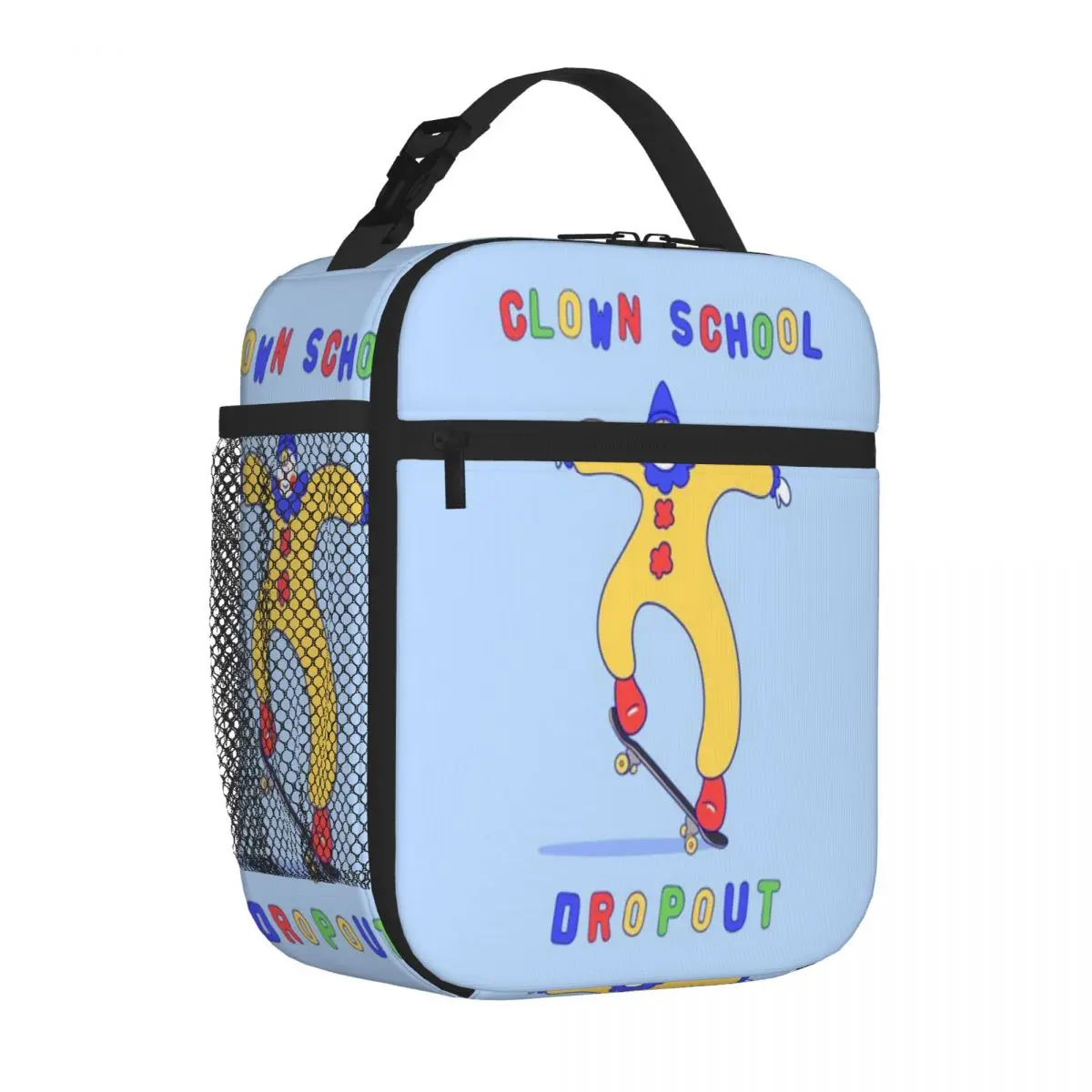 Bestselling Clown School Dropout Industrial Style Foldable Lunch Bag Yard Party Waterproof Lunch Bag