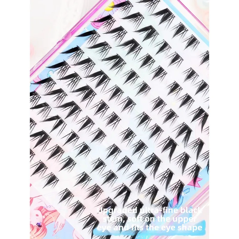 Dream Deer Cola Livre Coelho de Nove Caudas Estilo Grosso Coelho Zorro Unpicky Eye Cílios Postiços