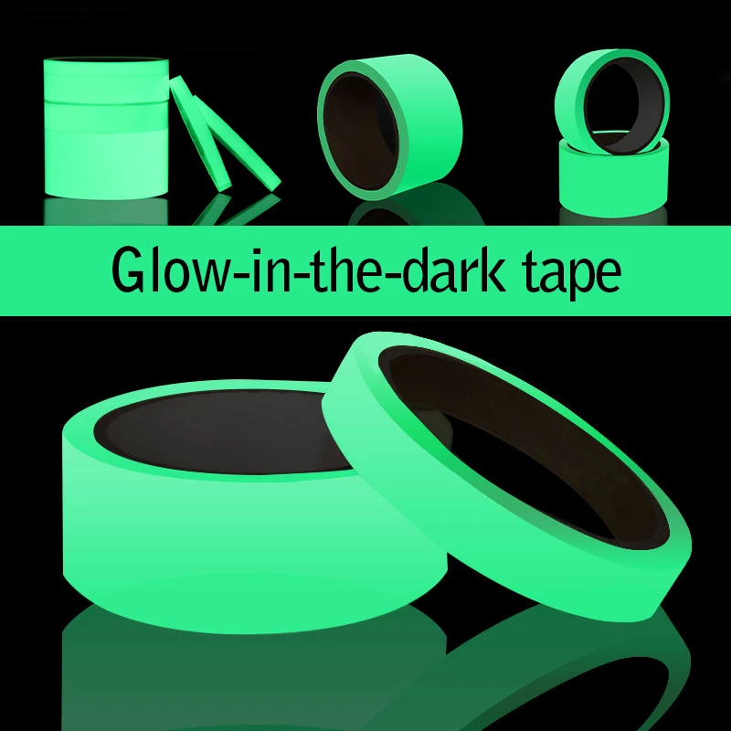 Reflective Tape Camping Picnic Equipment Hiking Outdoor Accessory Tools Safety Stickers Pet Luminous Warning Tape Fluorescent