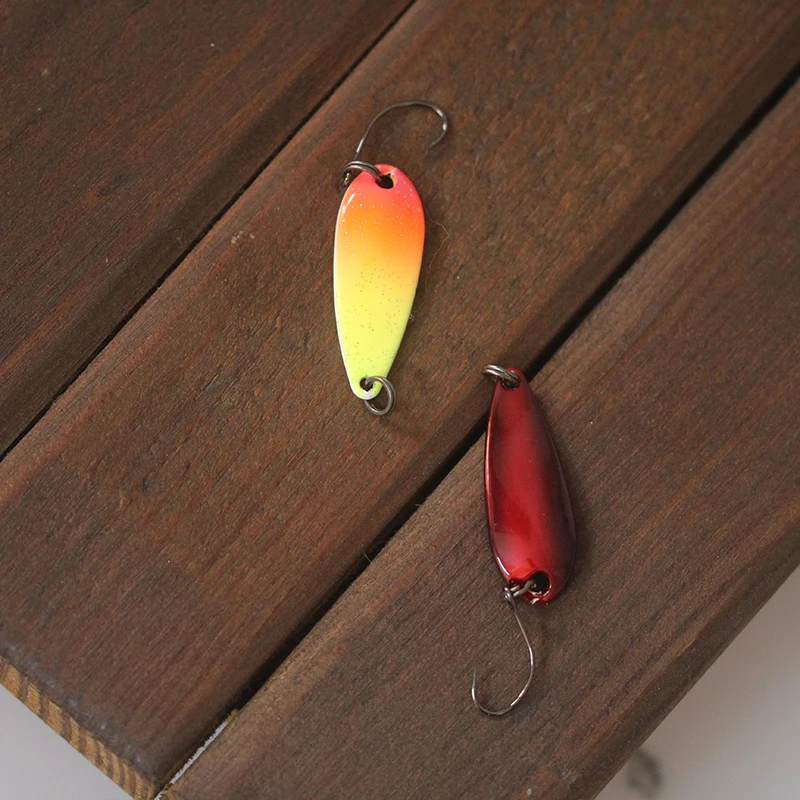Dohna Peche Leurre Pesca LÖFFEL 2,5 g 30 mm bunter Löffelköder Kupfer Stream Metall Angelköder für Forelle Döbel Barsch Lachs Hecht – Detail 10