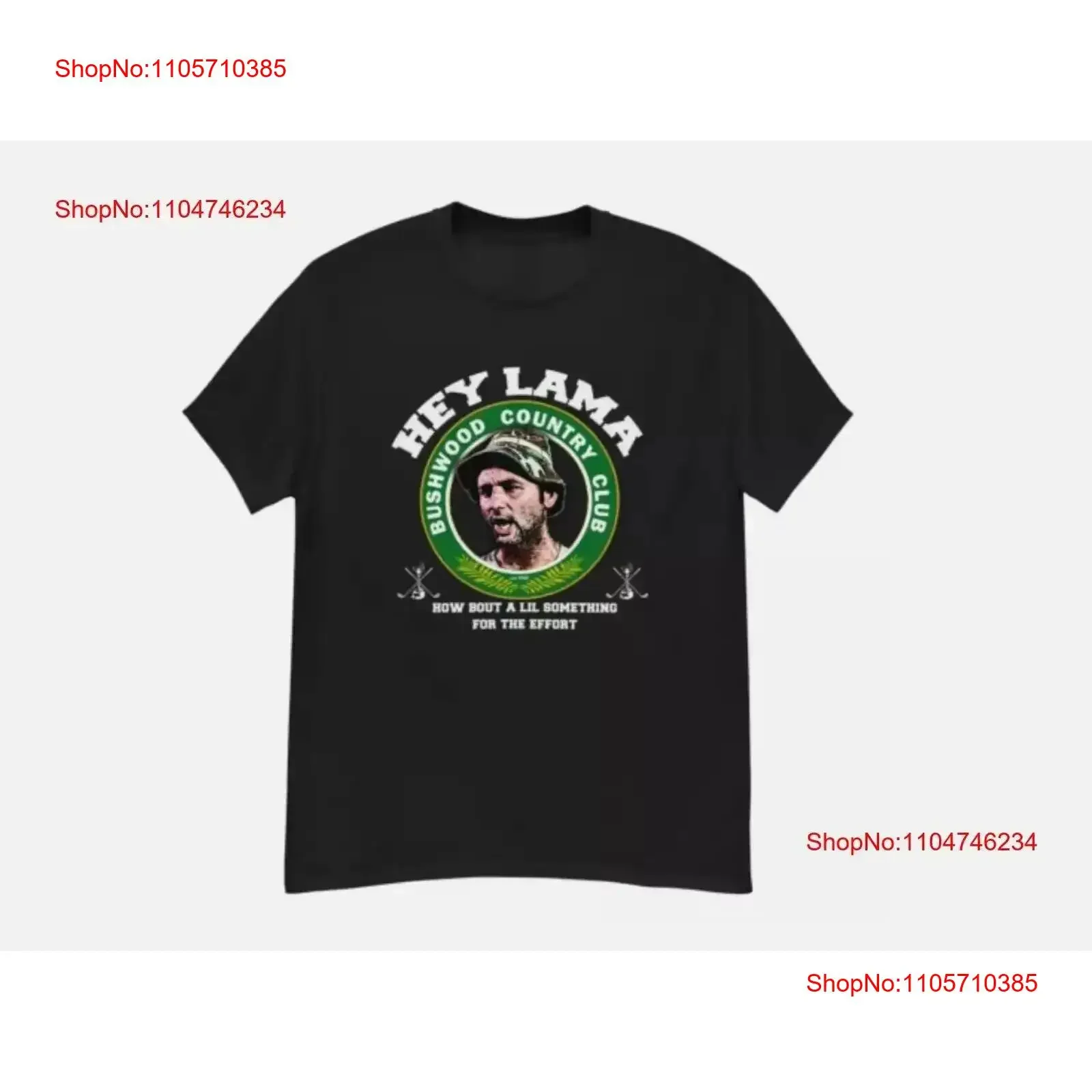 caddyshack movie T Shirt carl spackler 80s tee vintage Washed Casual fashion designer clothes streetwear Slightly homme