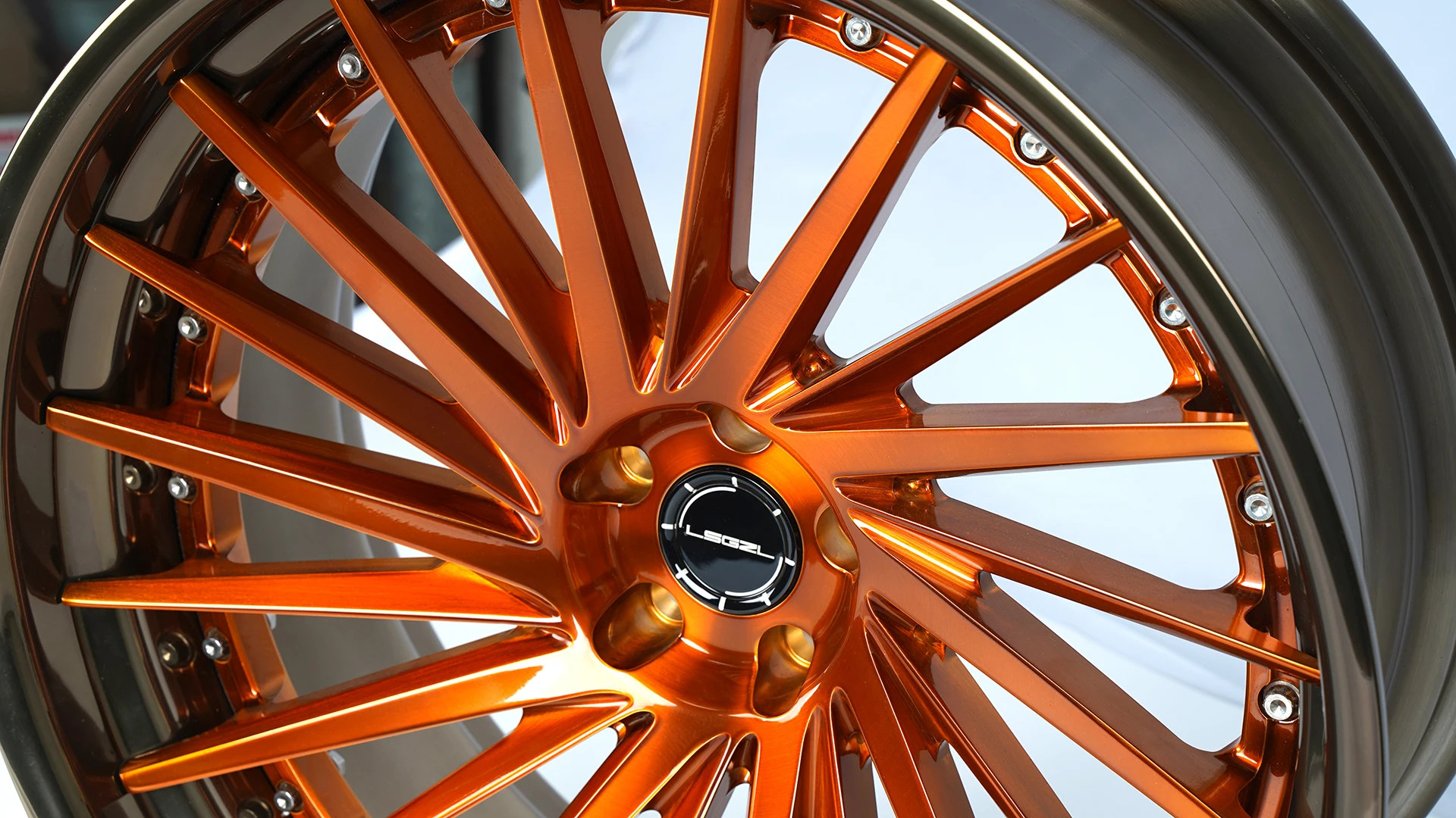 LSCZL Flamingo carro esportivo de luxo personalizado 17, 18, 19 polegadas jantes Forjando roda de liga de alumínio