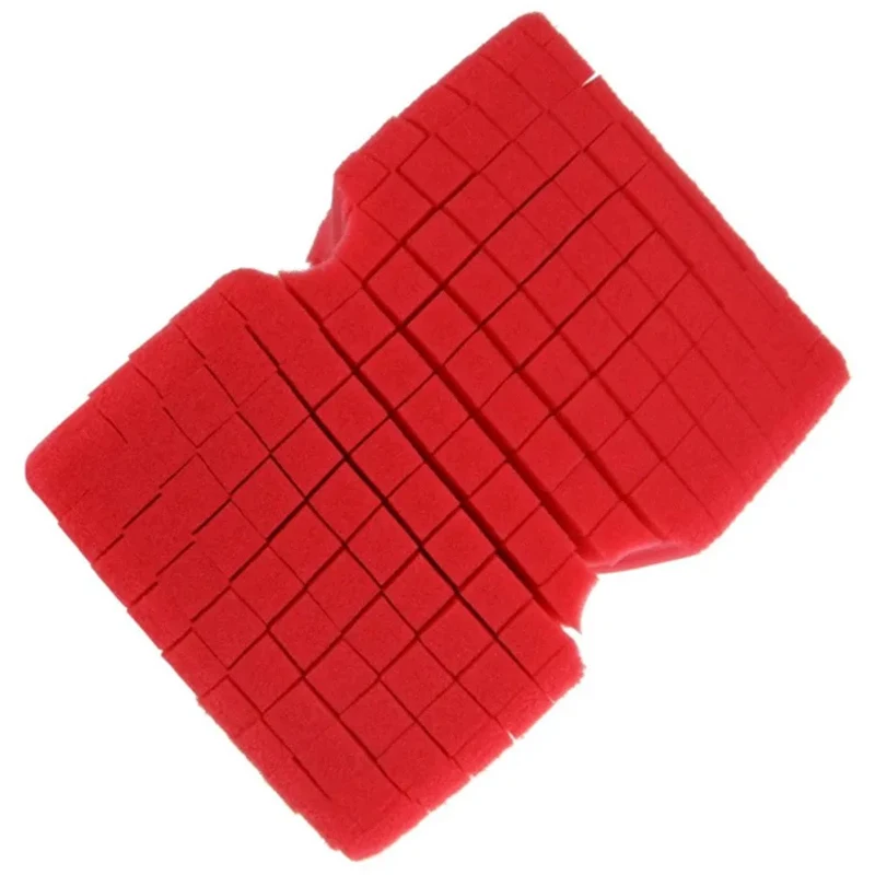 Durable Soft Foam Grid Sponge Non Scratch Universal Large Cross Cut Rinseless Car Wash Tools Car Cleaning Accessories