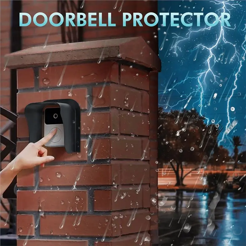 【cadeau】-paquet-de-2-housses-de-sonnette-a-anneau-resistantes-aux-intemperies-grand-protecteur-de-sonnette-a-anneau-en-metal-housse-de-pluie-pour-controle-d'acces-housse-de-clavier