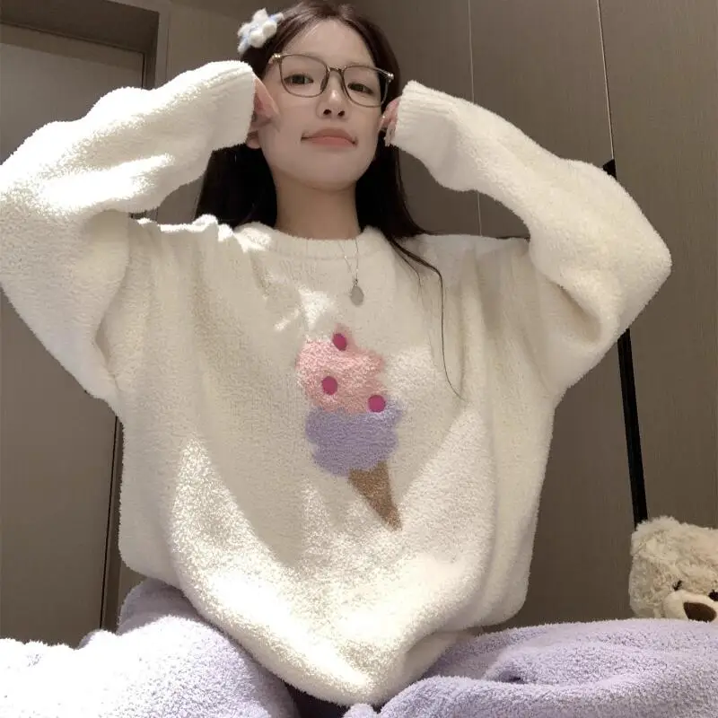 

Женская одежда, пижамы, зимние сохраняющие тепло, удобные для дома, на открытом воздухе, для сна, для отдыха, брюки с длинными рукавами, костюм, изысканная мода