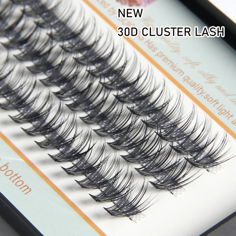 IGUIONSS 30D Nerz-Wimpernverlängerung Natürliche 3D Russische Volumen-Kunstwimpern Einzelne Weiche Natürliche Falsche Wimpern – Detail 5