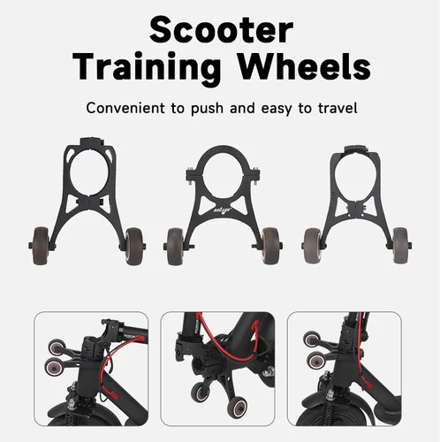 Imagen 2 del producto Rueda auxiliar para patinete eléctrico M365 Pro Pro2 Mi3 Mi4 4Pro Max G30, rueda de entrenamiento push-pull, piezas de soporte de rodillo Vertical