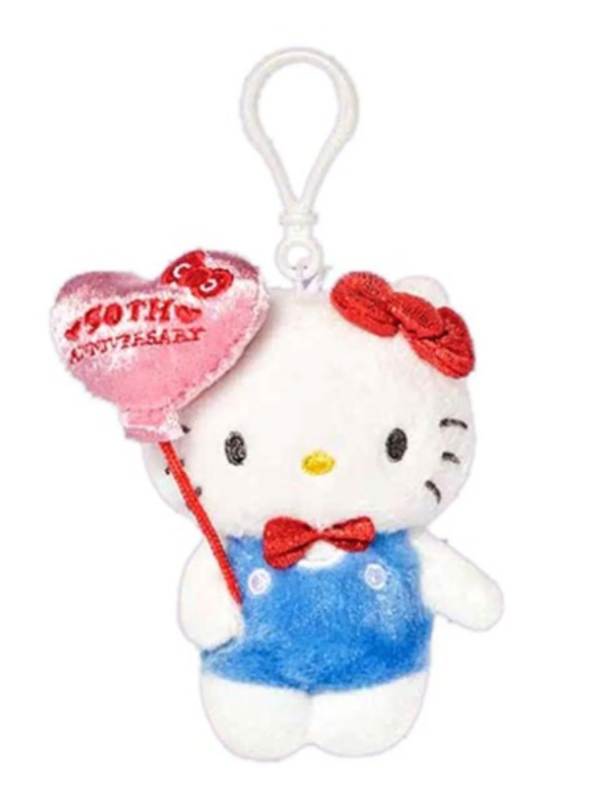 Sanrio Kitty Limited Saco Charme Chaveiro, 50 ° Aniversário, Cogimyun Hangyodon TuxedoSam Boneca com Cabeça Cobrindo Brinquedo