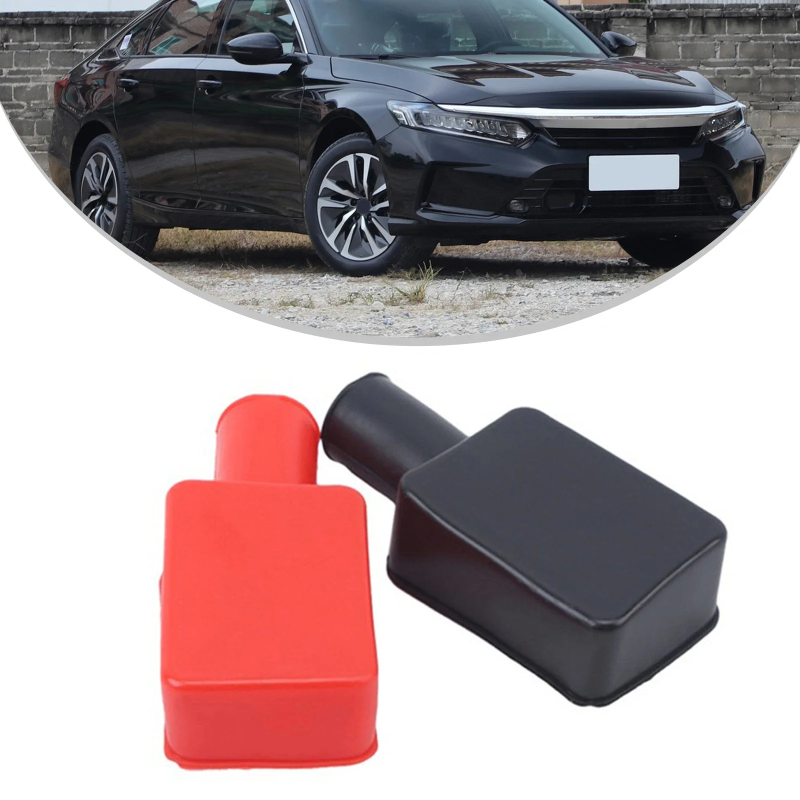 Battery Terminal Covers Classic Car Positive Negative Car Positive Negative Top Post Cap Protection Insulate Case