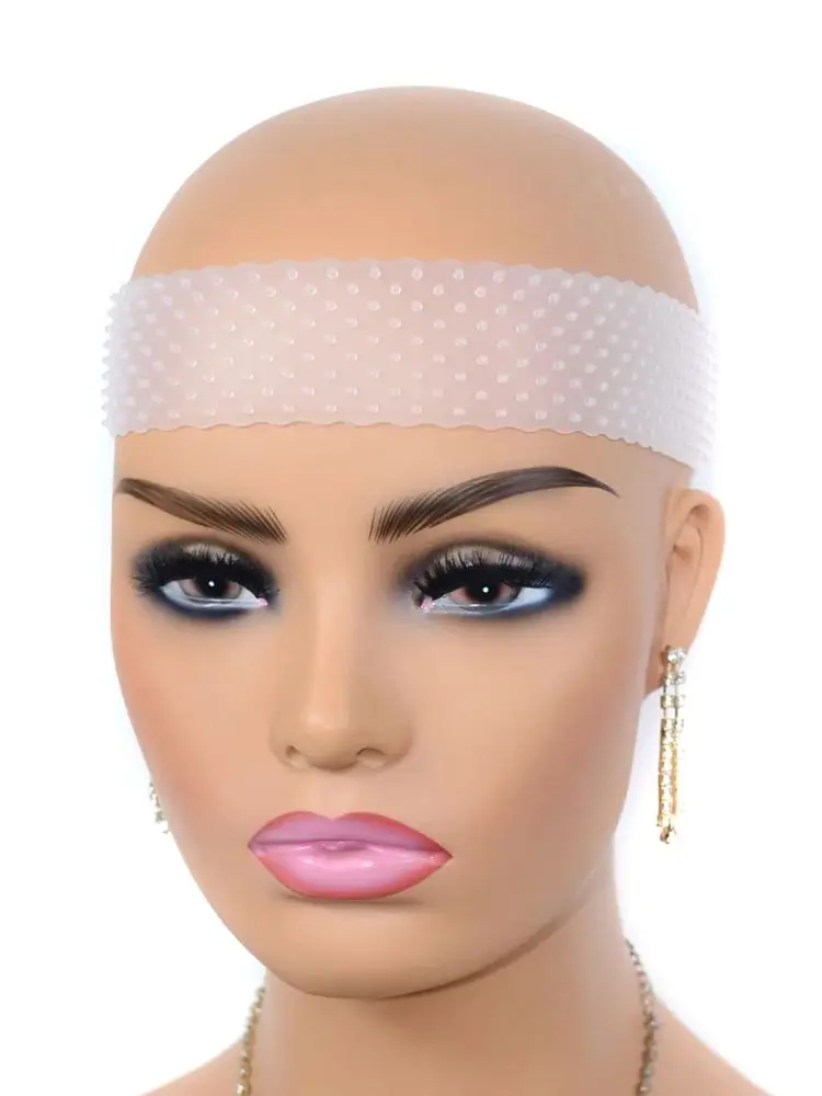1PC Seamless Non Slip Wig Hair Band with Stretchy Silicone Wig Cap for Wig and Sport Yoga