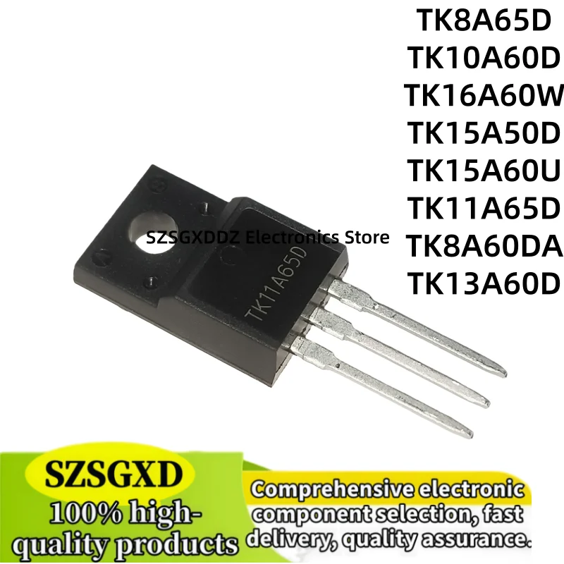 10-20PCS TK8A65D TK10A60D TK16A60W TK15A50D TK15A60U TK11A65D TK8A60DA TK13A60D TO-220F K8A65D K10A60D K16A60W K15A50D K15A60U