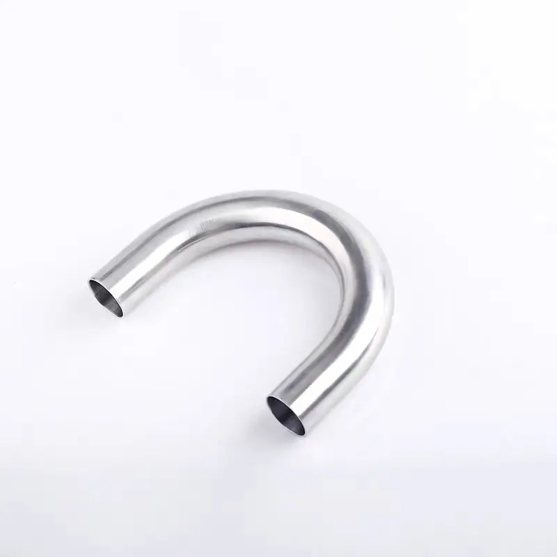 Tube O.D 38mm 45mm 51mm 57mm 304 Stainless Steel Sanitary Weld 180 Degree Bend Elbow Pipe Fitting For homebrew Dairy Product