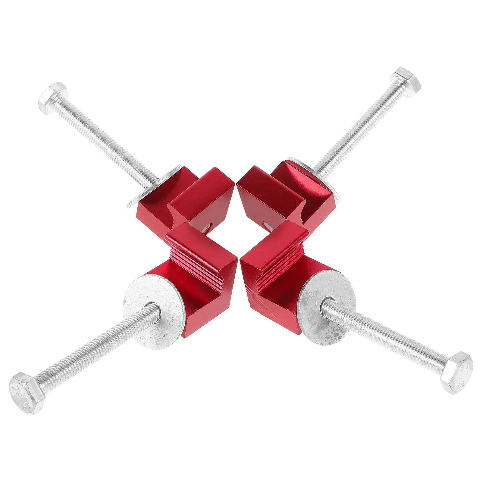 

4pcs J Hooks Crossover Pickup Truck Toolbox Mounting Kit Clamps For Bed Accessories Hardware Brackets Tool Box Mounting Clips