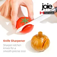 joie Knife Sharpener Manual Cute shape White Corundum Fast and Easy Way to Sharpen Kitchen Knives and Scissors Kitchen Tools