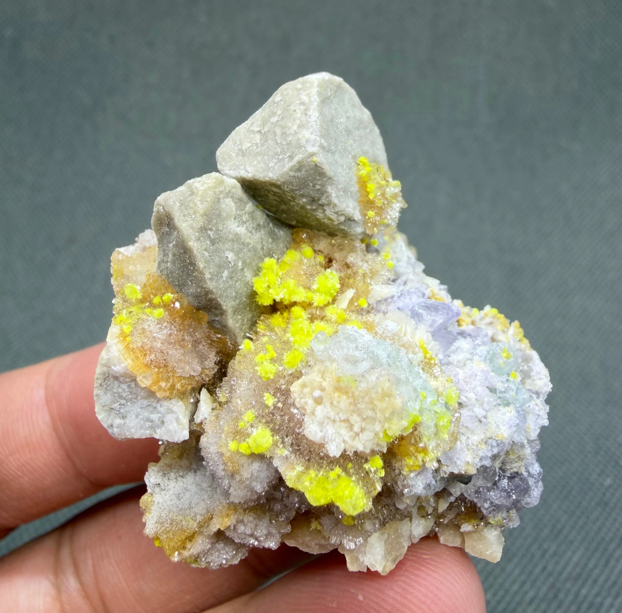Natural Rare Carlhintzeite and Creedite Mineral Specimen