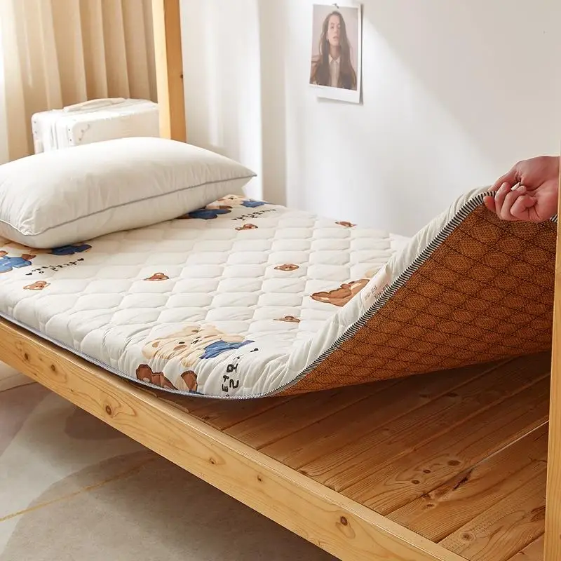 

Утолщенный матрас-топпер для татами, мягкий охлаждающий коврик из натурального ротанга для дома и общежития, аксессуары для кровати