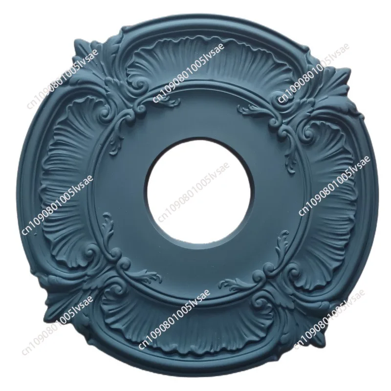 Polyurethane Chandelier Plate Rosette PU Decorative Ceiling Rose Pendant Light Base Decor Panel Wall Moulding Patera Medallion