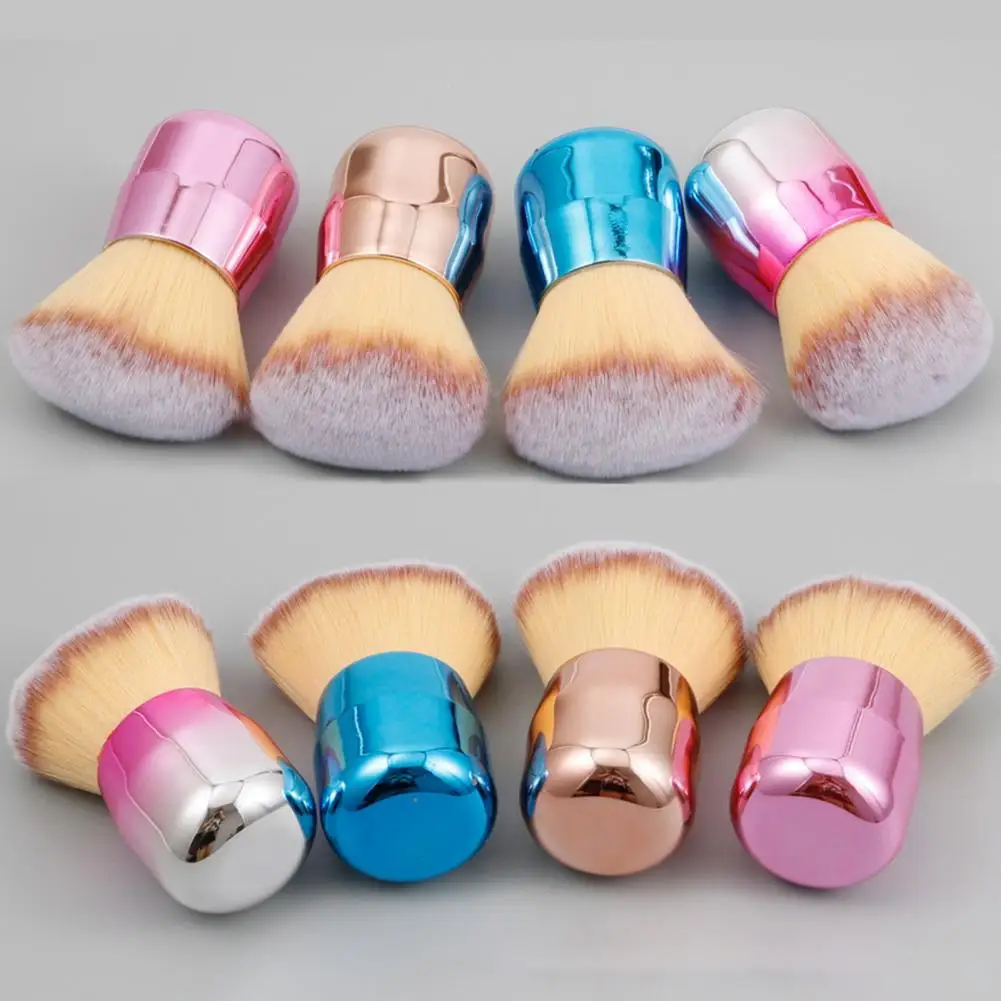 

Nail Art Dust Brush Soft Bristle Mushroom Head Nail Dust Brush for Salon Cleaning Blush Tool Soft Bristle Nail Brush