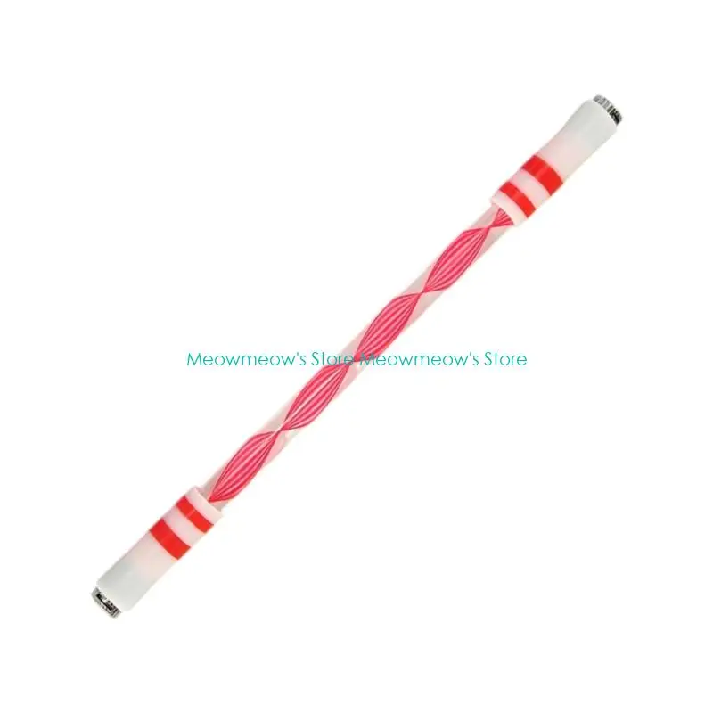 W91A Lighted Up LED Acrylic Spinner Pen Decompression Rotating Pen Unable to Write