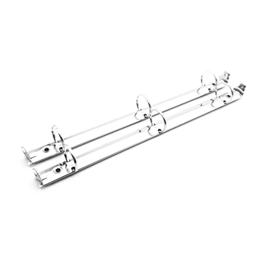 

2Pcs Metal Standard Letter Size 3Ring Binder Mechanism with Booster3 O Rings1ih Capacity 17mm Base Width Loose Leaf Binding Spi