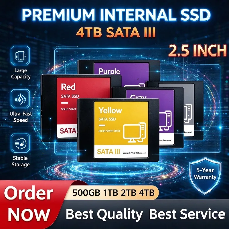 Brand New Solid State III Disk High Speed SSD For Laptop PC Desktop 2.5 Inch High Speed 4TB Internal HDD Hard Drive SSD 4TB High