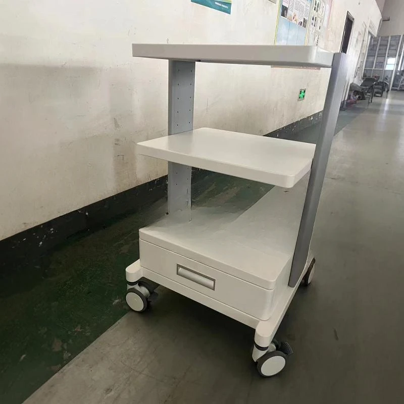 Optional drawers, large countertop mobile cart, high-frequency therapeutic instrument trolley