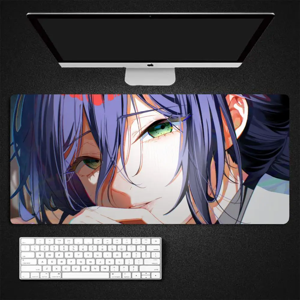 

Коврик для мыши в стиле аниме Reze, игровой коврик для мыши, большой коврик для мыши 900x400x2 мм, ковер для геймера, коврик для ПК, стол