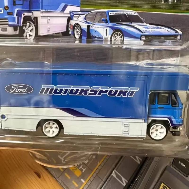 New Hot Wheels Premium 2026 Cultura auto: Trasporto di squadra Hotwheels 1/64 Modello di auto Giocattoli per bambini Ford Capri Gr5 Ragazzi Regali per bambini