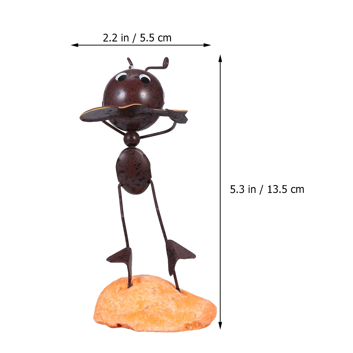 

5pcs Iron Ornaments Ants Tabletop Adornment Desktop Decoration Crafts High Quality Paint Long Lasting Miniature Models