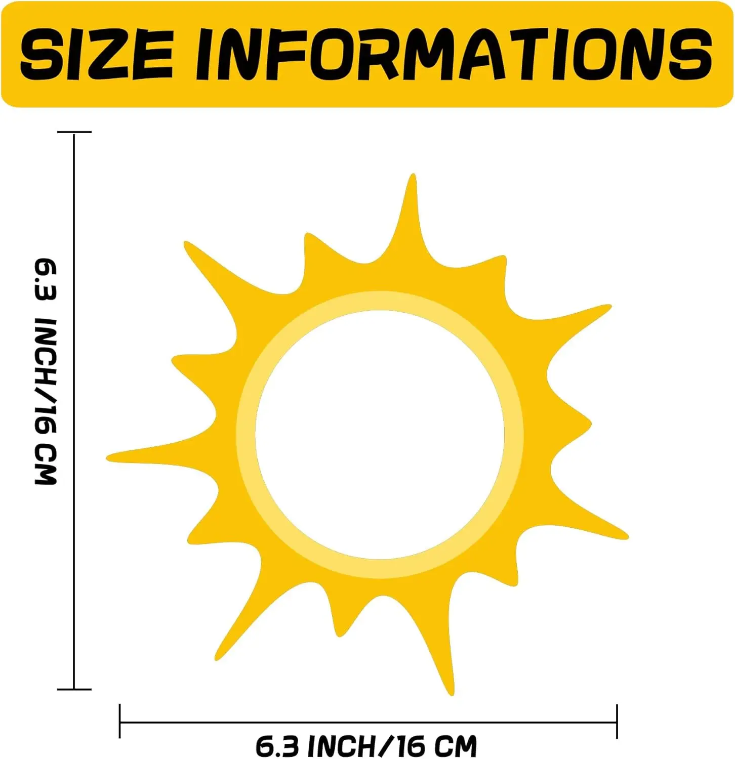 Summer Sun Bulletin Board Decoration 50pcs Yellow Sunshine Mask Paper Cutouts with 100 Pcs Glue Points for Boy Girl DIY Craft