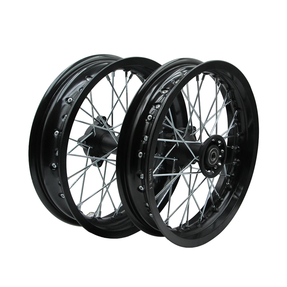 14 Inch Rear Wheel 3.00-14 Alloy Rim Fit KAYO BSE Apollo Xmotos Supermoto Dirt Pit Bike Off Road Parts