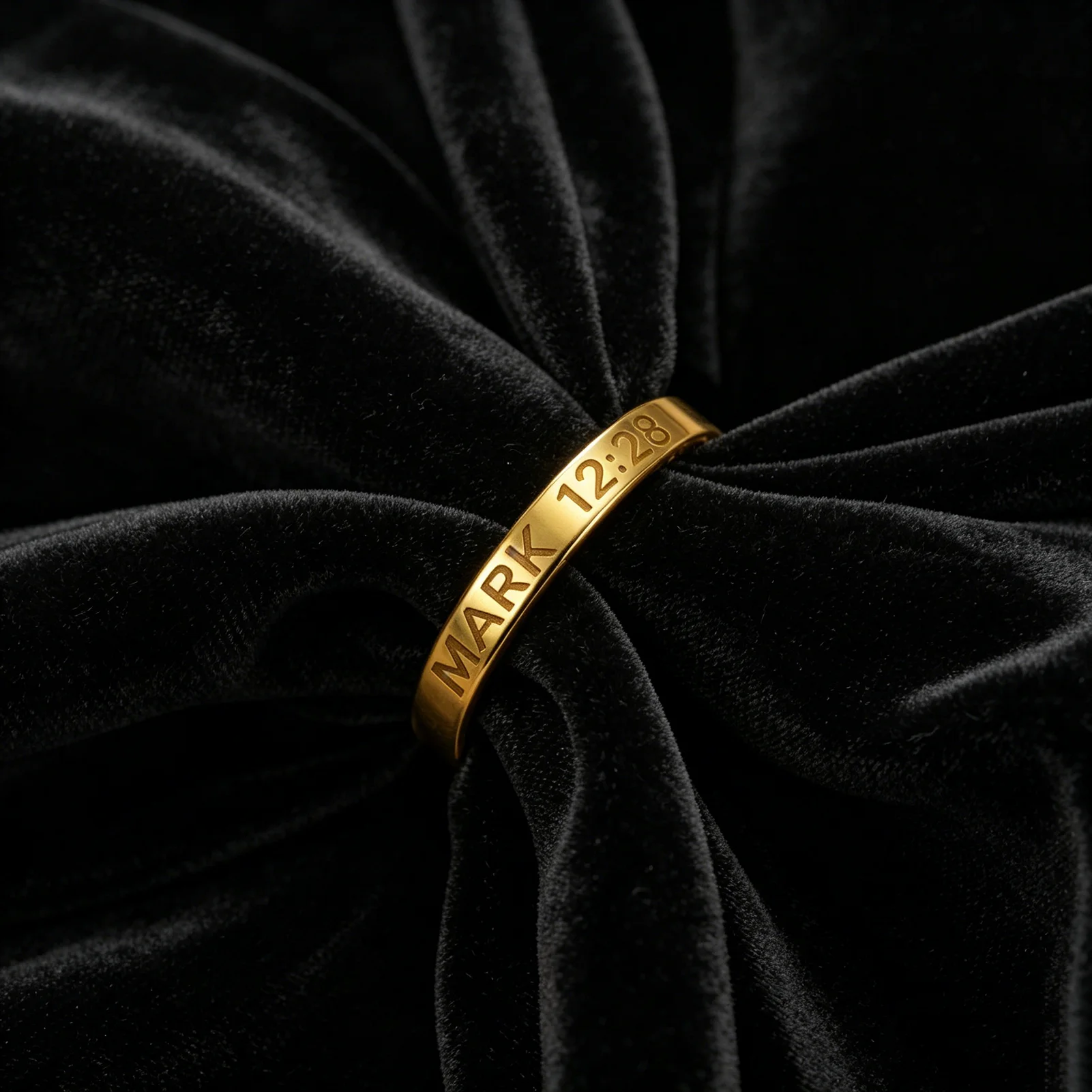 CoolTime Bibelkapitel Personalisierter Ring für Frauen und Männer aus Edelstahl, Gebets- und Schutzschmuck, Familien-Geschenk – Detail 5