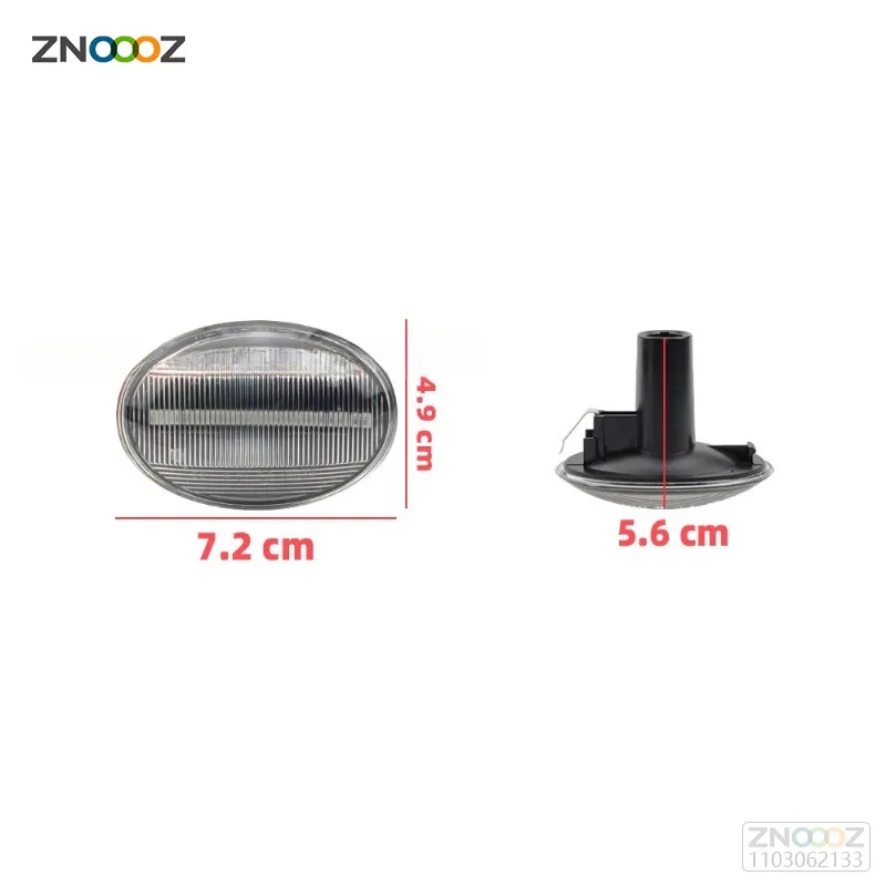 2 Stuks Vloeiende Richtingaanwijzer Dynamische Led Zijmarkering Voor Bmw Mini Cooper R56 R57 R58 R59 CL-R56-LSM-SM