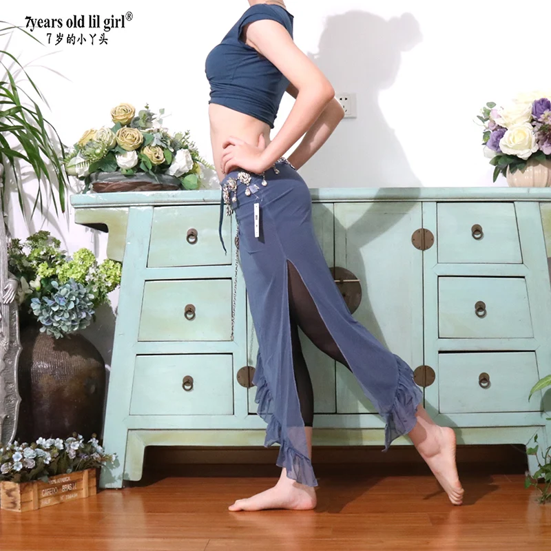 Gothic Tribal Transparent Thin Mini Skirt  for Women's Belly Dance over Skirt BQ160