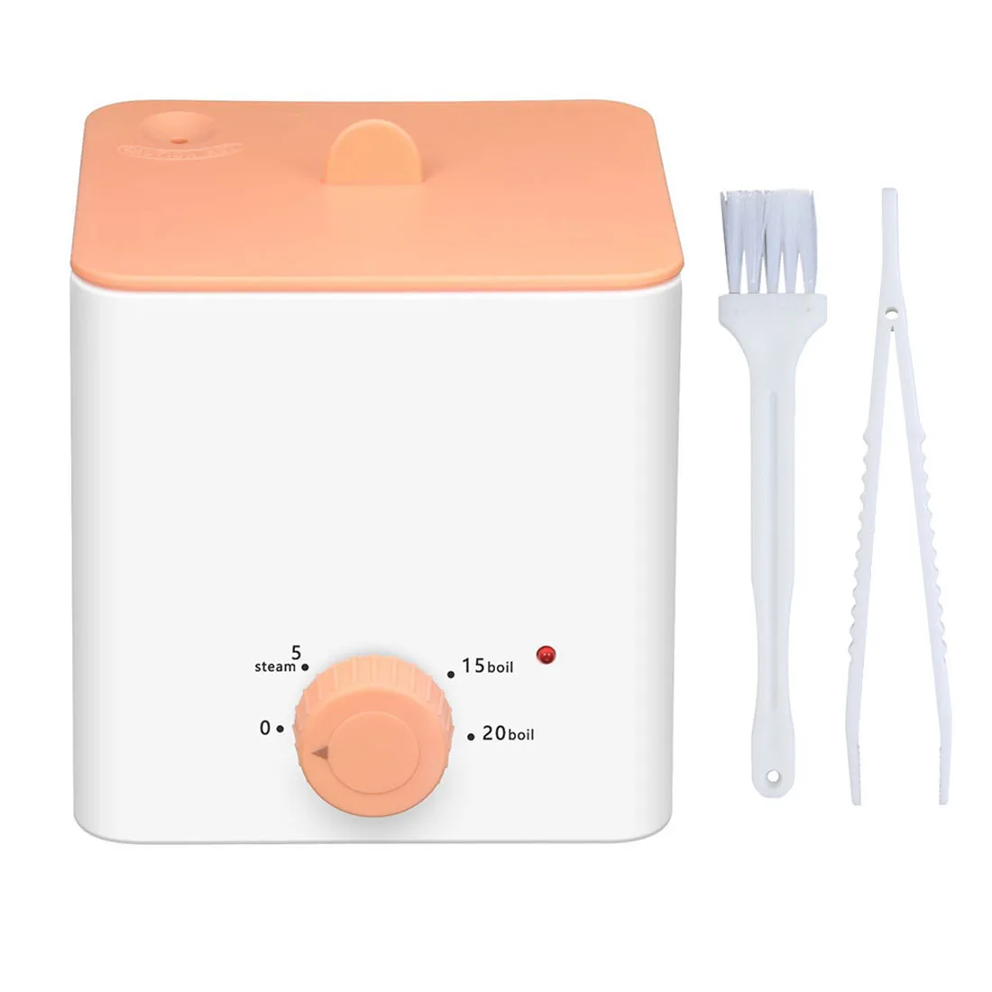 Eliminates up to 99.9% High Temperature Steamer 2 in 1 Large Capacity Menstrual Cup Sterilizer