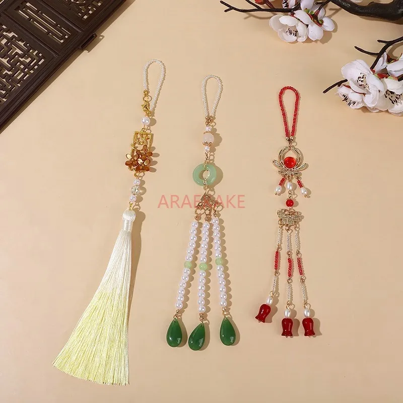 1pcs Chinese style cheongsam, antique style pendant, brooch, tea suit, tassel, retro Chinese style makeup accessories