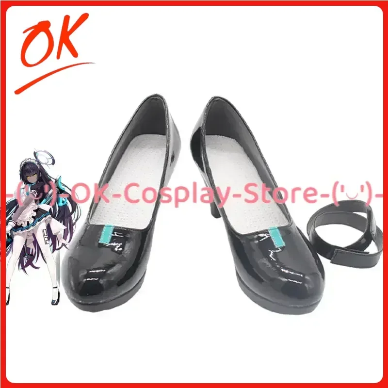 

[Customized] Game Blue Archive Max Factory Cosplay Shoes Anime Roleplay Prop Halloween Carnival Party PU Leather Boots