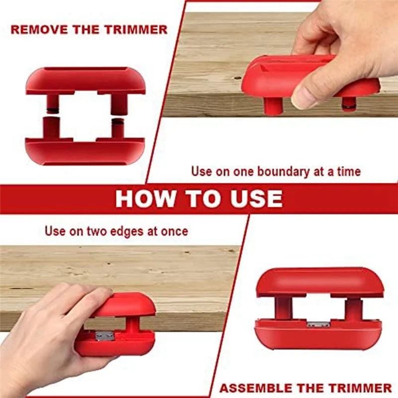 AAAC-Trimmers เครื่องมืองานไม้ เครื่องตัดขอบแถบไม้ กบแถบขอบไม้