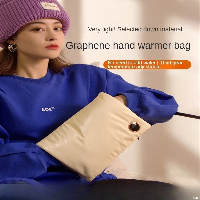 Warm handbag USB charging Warm compress to warm the stomach Winter explosion-proof hot water bag Carry a hand warmer with you