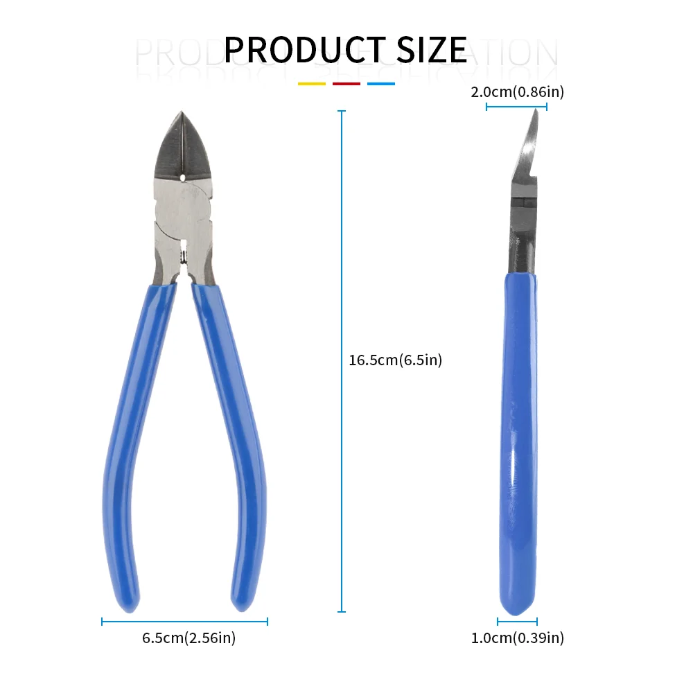 6‑Inch Spring‑Loaded Diagonal Cutters, Ultra Sharp Small Wire Snips Hand Tool for Motorcycle Repair, Cable & Craft Cutting