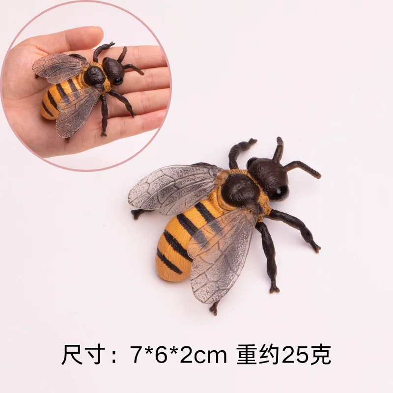 Simulatie Bij Wesp Hornet Wild Insect Dieren Model Actiefiguren Miniatuur