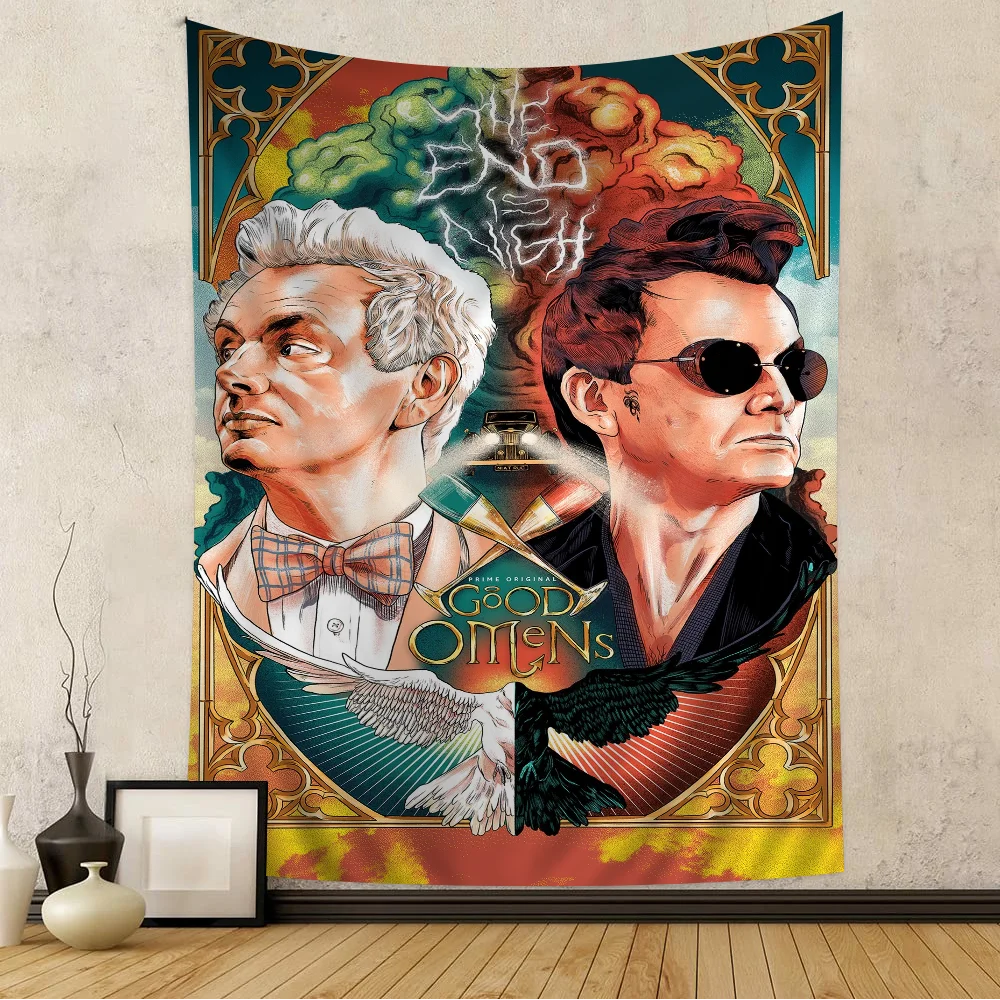 

TV G-Good O-Omens Colorful Tapestry Wall Hanging Cheap Hippie Wall Hanging Bohemian Wall Tapestries Mandala Hanging Sheets