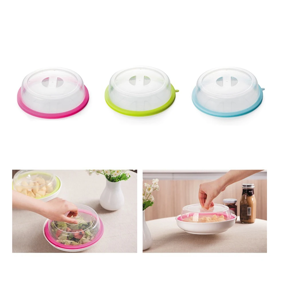

Microwave Oil Proof Cover Large Size Silicone PP Material Containers Refrigerator Dishes Fresh Keeping Heat Anti Splatter